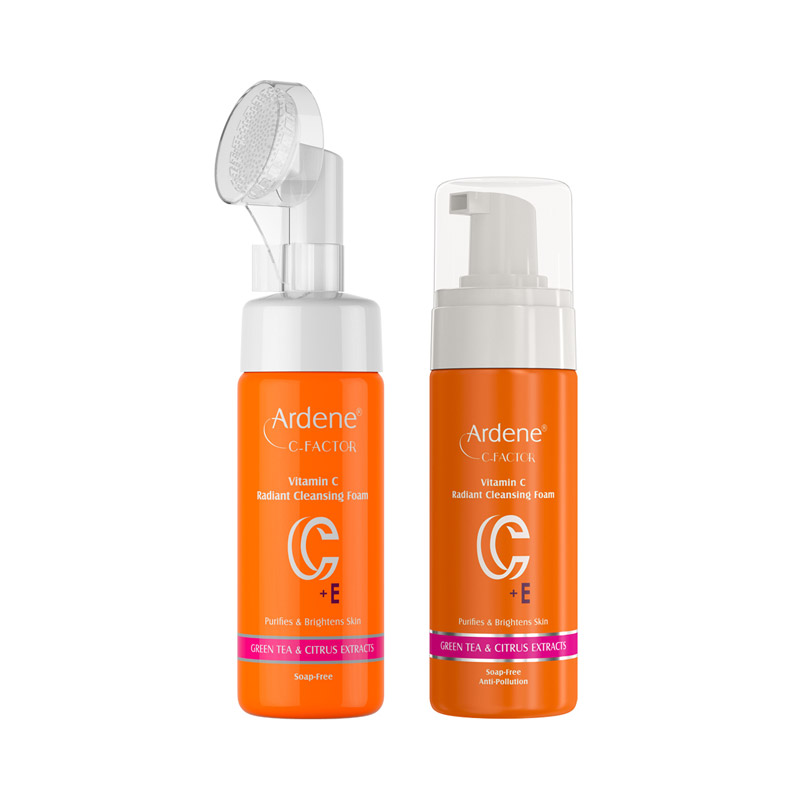 فوم شوینده و شفاف کننده پوست صورت حاوی ویتامین C آردن سی فکتور